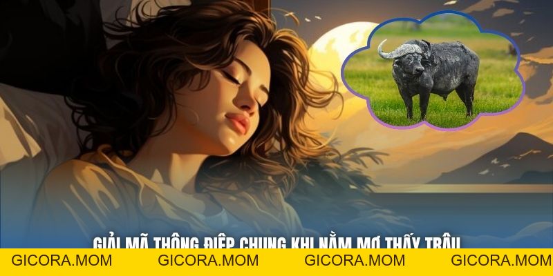 Nằm Mơ Thấy Trâu Báo Điềm Gì? Giải Mã Chiêm Bao Chi Tiết - GICORA.MOM