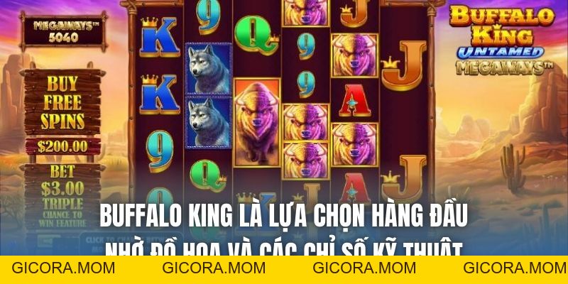 Buffalo King | Đánh Giá Chi Tiết Siêu Phẩm Nổ Hũ Hoang Dã - GICORA.MOM