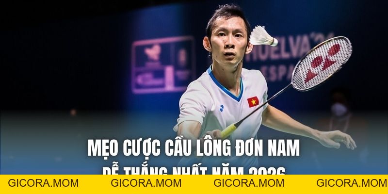 Mẹo Cược Cầu Lông Đơn Nam Dễ Thắng Nhất Năm 2026 - GICORA.MOM